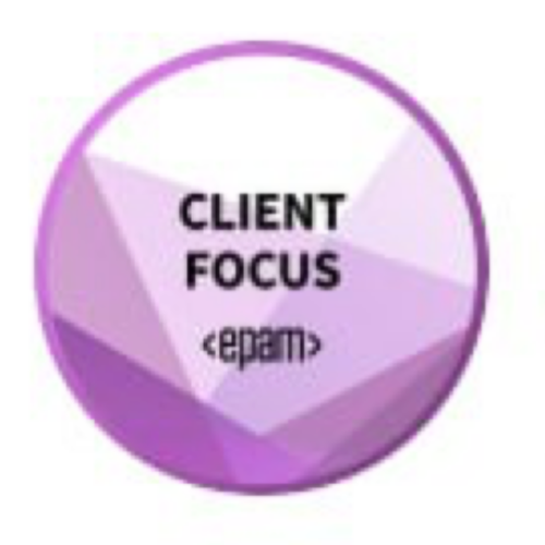 Client Focus badge