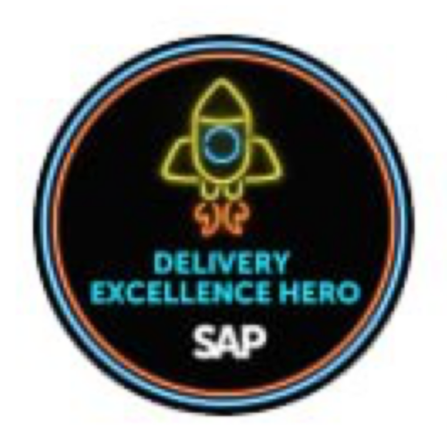 SAP Delivery Excellence Hero badge