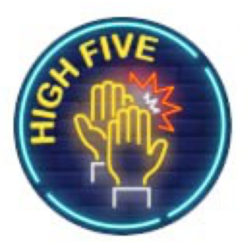 High Five badge
