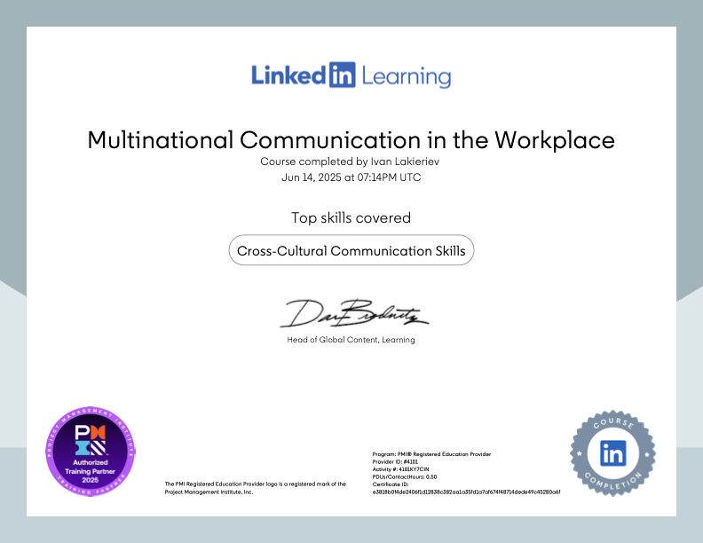 Multinational Communication in the Workplace preview